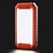 Solar Power Bank, PowerGreen10000mAh Solar Charger 2-Port USB - External Battery Pack Charger for iPhone 6/6s,Andriod,HTC and More (Orange)