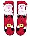 Coxeer® Christmas Socks 3d Animal Non-slip Household Floor Socks for Women (Cute Santa Claus)