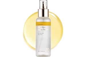 TOSOWOONG Rice Glow Spray Serum, 70% Rice Bran Water, Hyaluronic Acid, Hydrating All-In-One Face Mist for Natural Glow, Korea