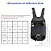 GEEPET Legs Out Front-Facing Dog Carrier Hands-Free Adjustable Pet Backpack Carrier for Walking Hiking Bike and Motorcycle (Large)