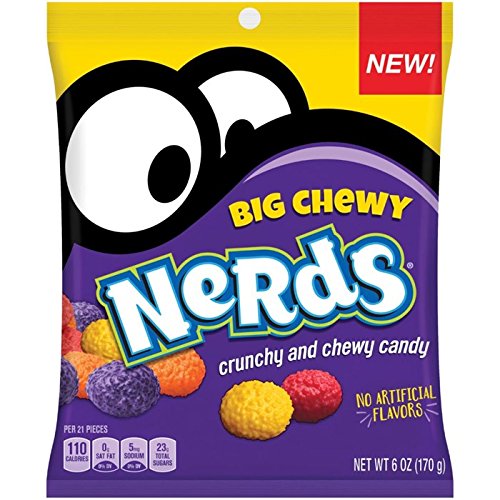 Nerds Big Chewy Crunchy and Chewy Candy 6 oz bag