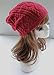 Clearance! E-Papaya New Unisex Thick Warm knit Oversized Beanie Hat Skull Cap (Red)