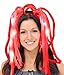 Fun Central R368 LED Light Up Party Dreads - Red