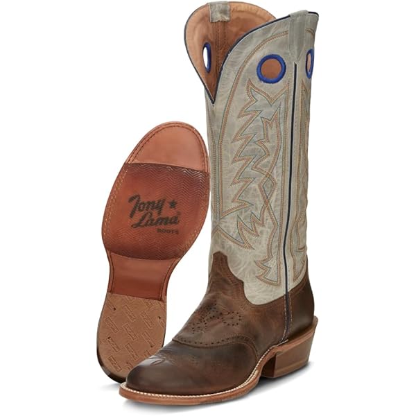 Bottes Western Femme Jama Old West 18158 Cuir Vert Cheville à Enfiler