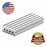 Small Magnetic Multi-Use Holder Fastener Metal Adhesive Sticker Tiny Round Disc Magnets (500 Pack)