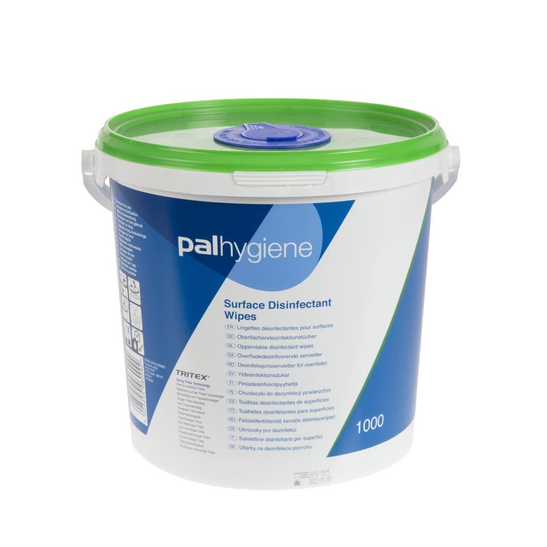 PAL W131230T Disinfectant Alcohol Free Cleaning Wipes (Pack of 1000)
