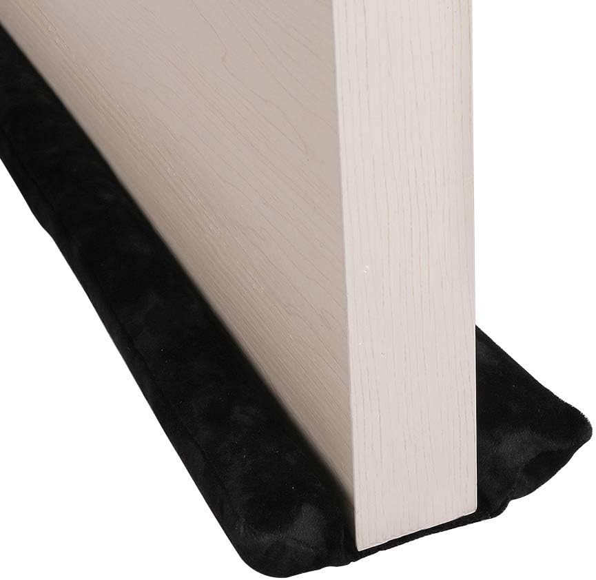 Draft Stoppers - VISEMAN 36 Inch Under Door Draft Stopper-Twin Door Draft Noise Blocker, Double Sided Door Draft Guard, Machine-Washable