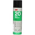 3M Heavy Duty 20 Spray Adhesive Clear, 20 fl oz can, Net Weight 13.75 oz (Pack of 1)