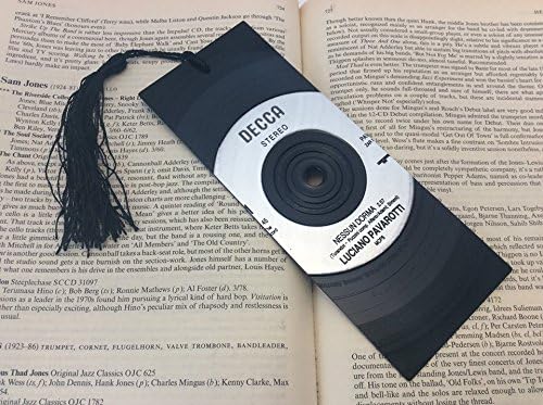 Pavarotti, Nessun Dorma, Vinyl Record Bookmark gift