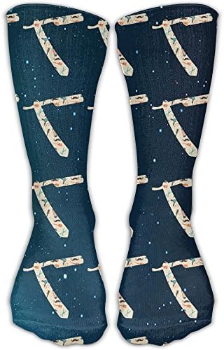 Comb Scissors Barber Hair Dryer Razor Men's Women's Printed Comfort Running Socks Crew Socks High Stockings 1 Pack