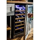 EdgeStar CWR531SZ 24 Inch Wide 53 Bottle Built-In Wine Cooler - Stainless Steel/Black