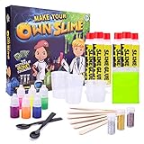 Slime Newest Kit - Sugoiti DIY Lab Make Your Own Colourful Non Toxic Clay Slime，Glow in the Dark Powder，Fun Science & Chemistry Pre Learning Activity for Boys & Girls of All Ages