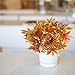 NAHUAA 12PCS Silk Fall Leaves Garland 90Feet Artificial Autumn Maple Leaves Garland with Full Foliage for Fall Wedding Centerpiece Fireplace Porch Thanksgiving Decorations