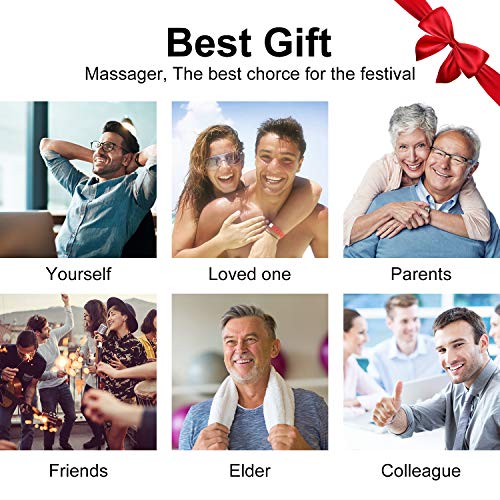 Tespo Back Massager Old-Style Cushion Chair Pad - Shiatsu Deep Tissue Kneading Massager with Heat, 2 Vibrations Seat Massage & Full Back Pain Relief, Home Office Use