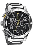 Nixon 48-20 Chrono Black Dial Stainless Steel Quartz Men's Watch A486-000
