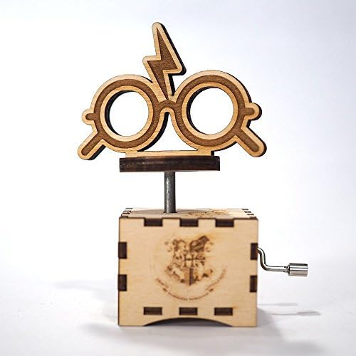 Harry Potter Music Box - Main Theme - Laser cut and laser engraved wood music box. Perfect gift, memorabilia or collectible