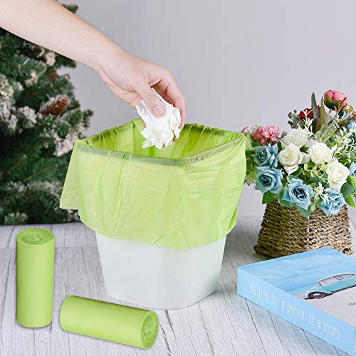 Biodegradable Trash Bags, 4 Gallon Compostable Small Trash Bags