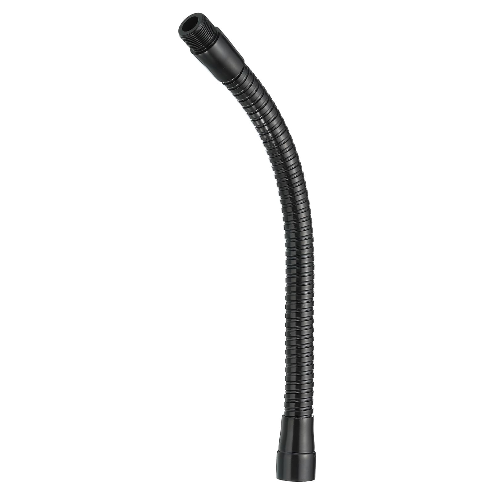PATIKIL 10" Microphone Gooseneck, 5/8"-27 Thread Metal Universal Hose Flexible Arm Gooseneck Tube Extension for Multifunction DIY, Black — image 1