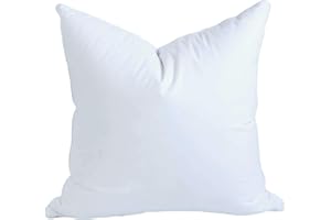 MoonRest 13x13 Inch Synthetic Down Alternative Square Pillow Insert Form Stuffer for Sofa Shams, Decorative Throw Pillow, Cushion and Bed Pillow Stuffing - Hypoallergenic 13“X 13”