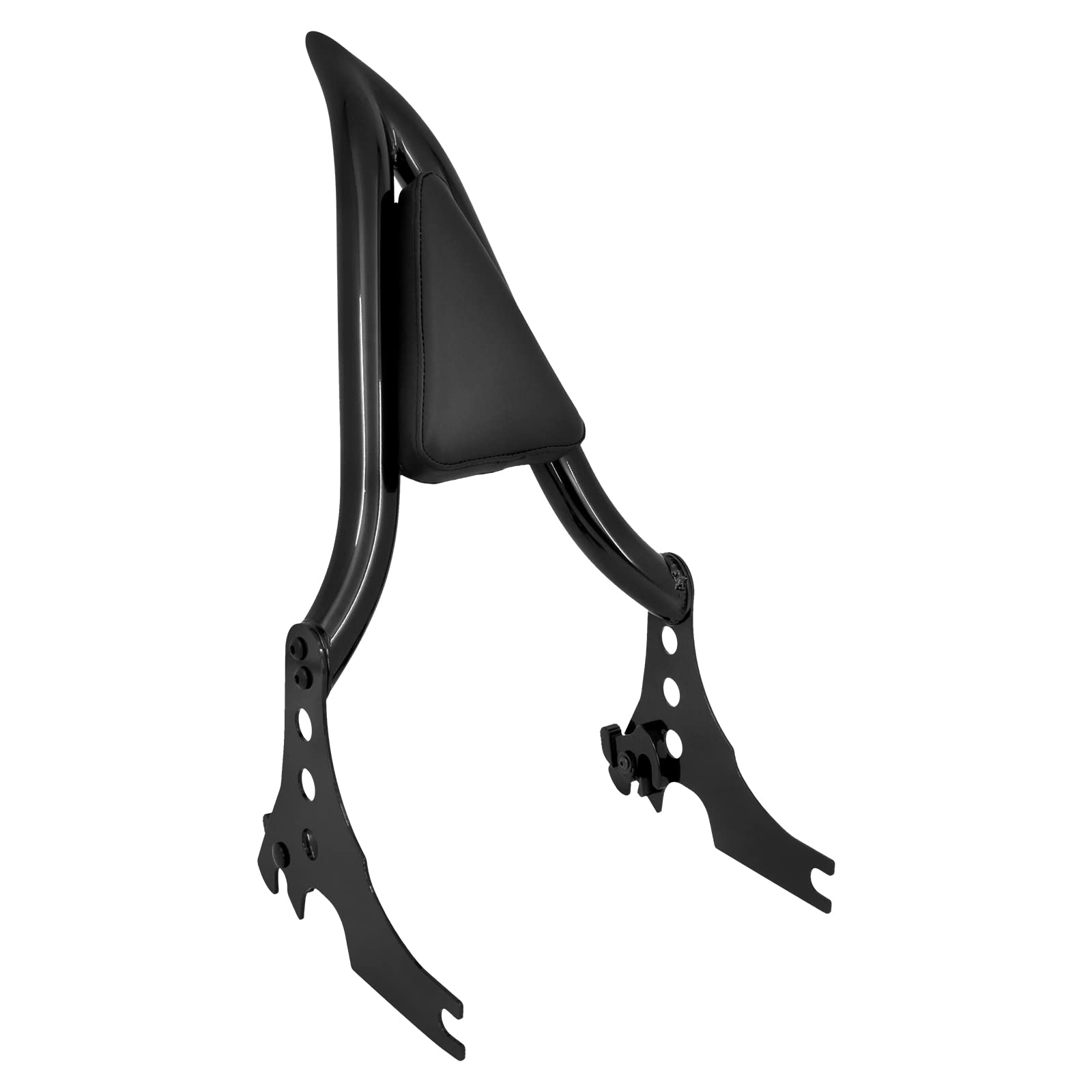 Sissy Bar Per Harley Sportster - Schienale E Cuscino Passeggero Nero - Foto 2