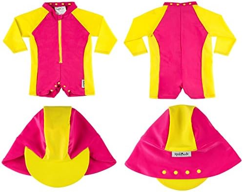 Rashoodz Long Sleeve Rashguard Sunsuit and Attachable Sun Hat