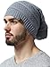 Tough Headwear Slouchy Beanie Hats for Men Women - Beanies Hats Men Women - Loose Beanie - Oversized Slouchy Beanies Light Gray