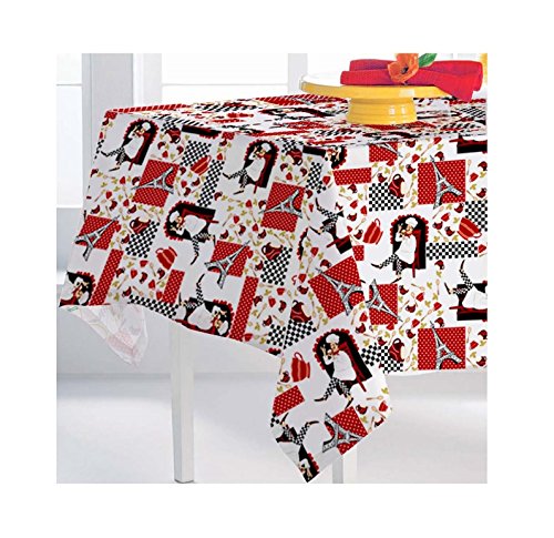 Premium Tablecloth, Spill Proof and Waterproof for Outdoor or Indoor Use, Host Backyard Parties, BBQs, & Family Gatherings (60" X 84", Rectangular) (Chef)