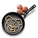 Tvoip 1PCS Fried Egg Mold Ring Pancake Cooker Nonstick Funny Side Up Silicone Egg Mold -Puppy