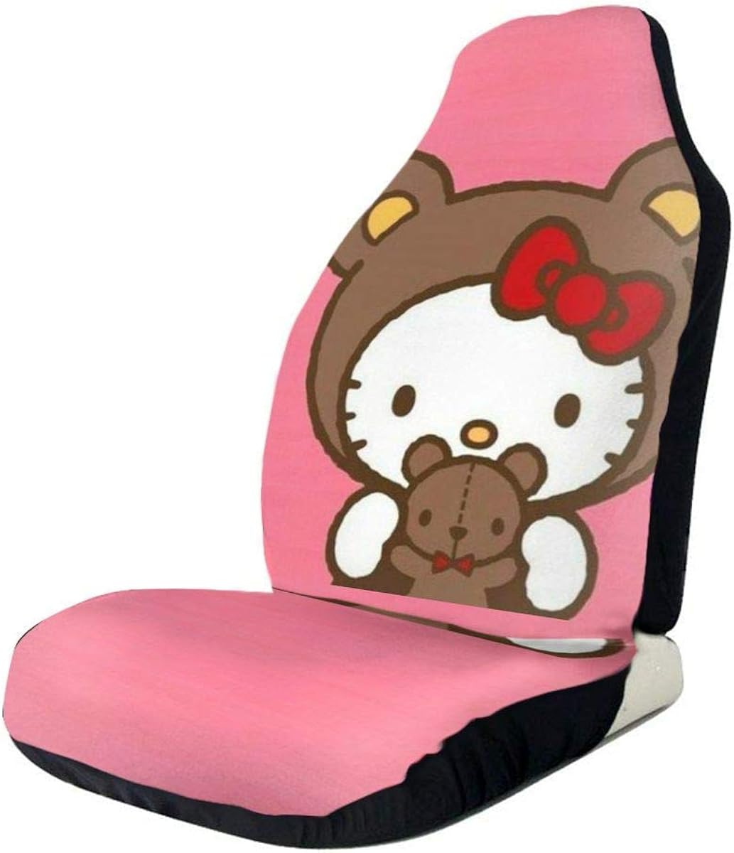 Cute HelloKitty Car Seat Cover Universal Vehicle Seat Protector