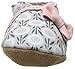 Robeez Girls' Soft Soles, Traditional Silhouette Slip-on, Wildflowers-Grey/Pink, 0-6 Months M US Infant