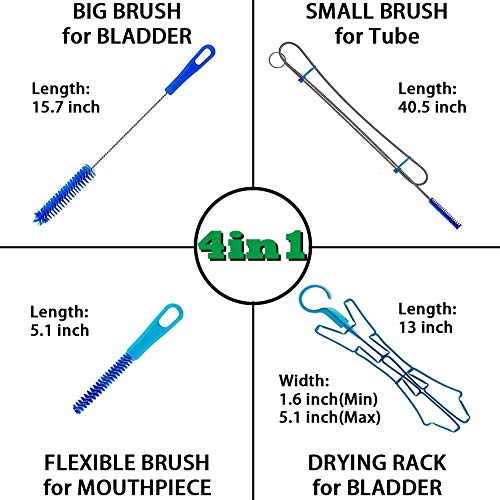 WACOOL 3L 3Liter 100oz BPA Free EVA Hydration Pack Bladder, LeakProof