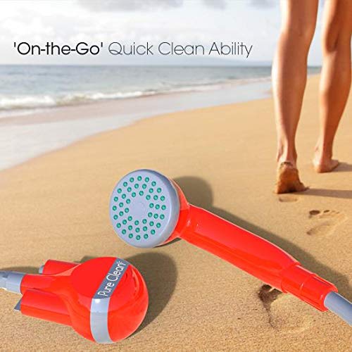 Pure Clean Upgraded 2017 Portable Camping Shower Battery Powered Outdoors, Pet Cleaning