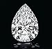 Top Grade NSCD Simulated Diamond Pear Shape Ring Band Set Solid 925 Silver