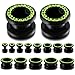 Flesh tunnel Screw on fit Ear Gauge Plug MoDTanOiz size available 8g (3mm) to 15/16
