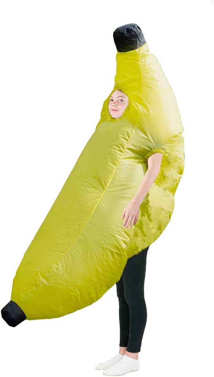 Bodysocks® Inflatable Banana Costume (Kids 5+) Amazon.co.uk Clothing