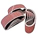 Sackorange 16 PCS 4 inch x 24 inch Abrasive Sanding Belts - 4 Each of 40 80 120 240 Grit Aluminum Oxide Sanding Belts For Belt sander (4 x 24 inch)