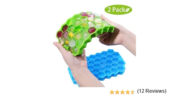 Compra Godmorn Bandeja de Hielo, 2Piezas, Bandejas para Hielo ...