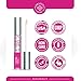 Brazen Babe Wonder Lash and Brow, Naturally Derived Eyelash and Brow Growth Serum, with Vitamin E and Castor Oil, Non-GMO, Cruelty Free, Paraben Free, Gluten Free, Made in the USA, 0.34 fl. oz.