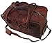 21 Inch Vintage Leather Duffel Travel Gym Sports Overnight Weekend Duffle Bags for Men and Women