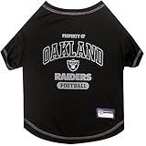 Pets First Oakland Raiders T-Shirt, Medium