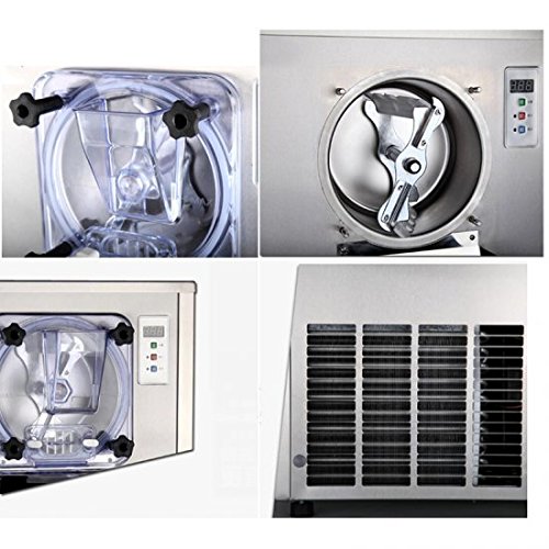Hard Ice Cream Machine, DENSHINE Commercial Desktop Ice Cream Making