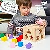 Jaques-of-London-Shape-Sorting-Cube-Shape-Sorter-Perfect-Wooden-Toys-for-1-2-3-Year-Olds-Montessori-Toddler-Toys-Since-1795 Jaques of London Wooden Shape Sorter Activity Cube for Toddlers | Wooden Baby Toys | Montessori Toys for 1 2 3 Year Olds