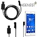 Keenest Extra Long Magnetic Charger Cable 4 Sony Xperia Z3/Z2/Z1/Compact/Z, Sony Xperia Z1 / Z2 / Z1S / Z3 Charging Cable - Enhanced Magnetic Connection and Charging Speed (2M Magnetic Charger Cable)