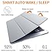 DTTO for iPad Mini 5th Generation Case and iPad Mini 4 Case, Ultra Slim Lightweight Trifold Smart Shell with Soft TPU Back Cover, Auto Sleep/Wake, Space Grey