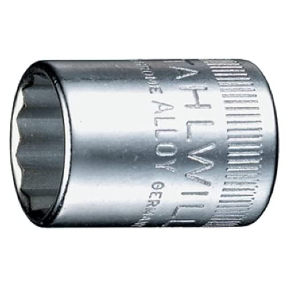 Stahlwille STW40AD12 1/4-Inch Drive 1/2-Inch Bi-Hexagon Socket - Silver