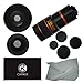 CamKix Camera Lens Kit Compatible with iPhone SE / 5S / 5 Including 8X Telephoto Lens/Fisheye, Macro, Wide Angle Lens/Tripod/Phone Holder/Hard Case/Bag/Cleaning Cloth