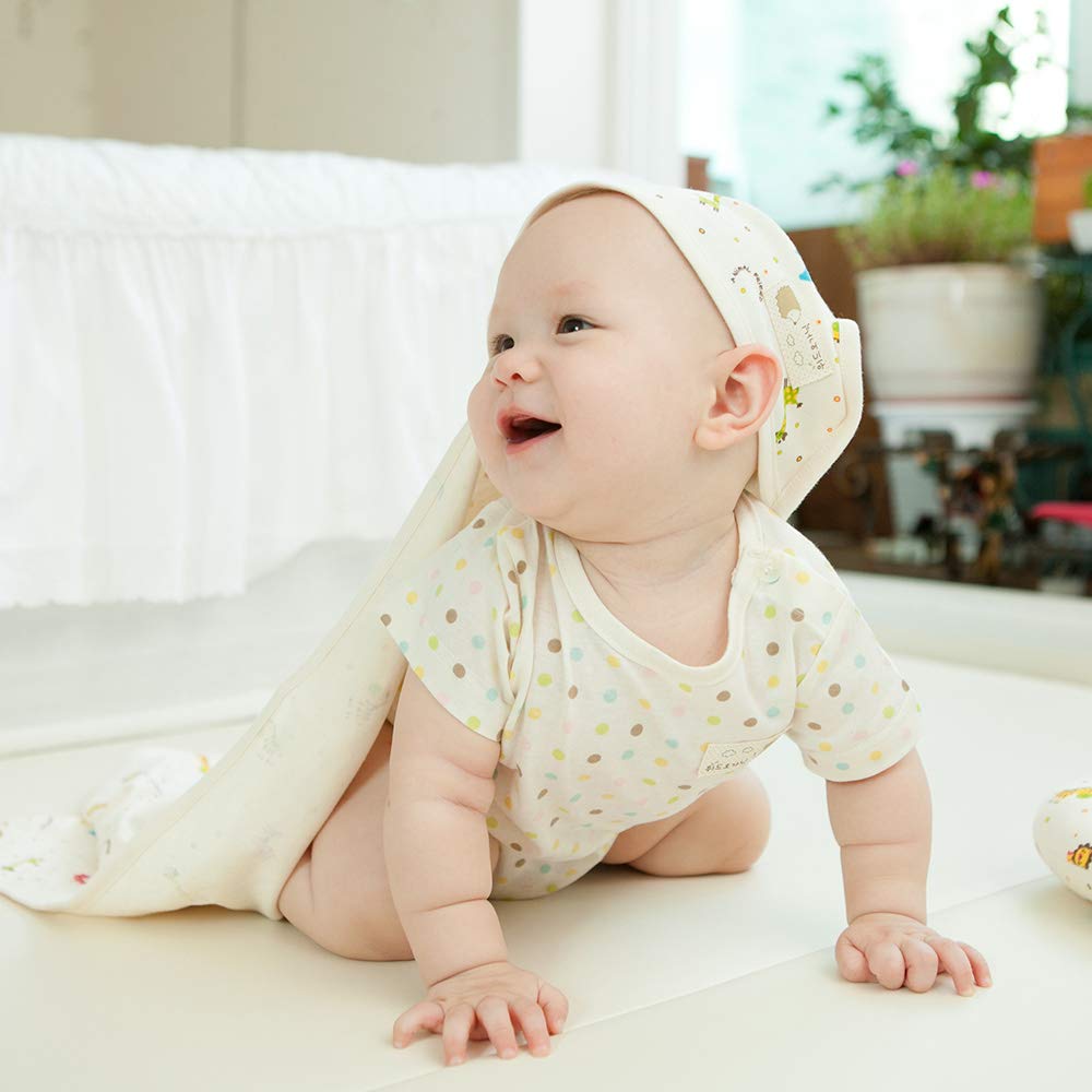for Baby Boy or Girl 100/% Organic Certified Cotton WithOrganic Newborn Gift Set 7 Pieces