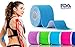 Kinesiology Tape Strapping Taping Athletic Sports Tape for Men Knee Shoulder Elbow Ankle Neck Muscle Superior Waterproof Adhesion Non Latex Safe for Kids Pregnant Women