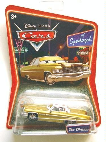 Disney / Pixar CARS Movie 1:55 Die Cast Car Supercharged Edition Tex Dinoco Mattel