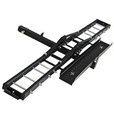 EGO BIKE Steel Motorcycle Scooter Dirtbike Carrier Hauler Hitch Mount Rack Ramp Anti Tilt